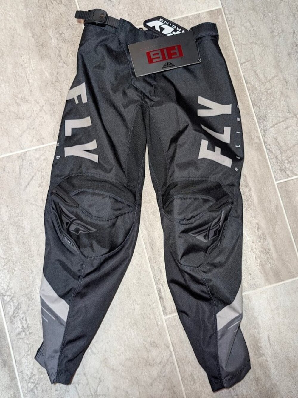 Fly Racing Youth F-16 Black Grey Motocross Pants Ride Gear Size 22 NEW